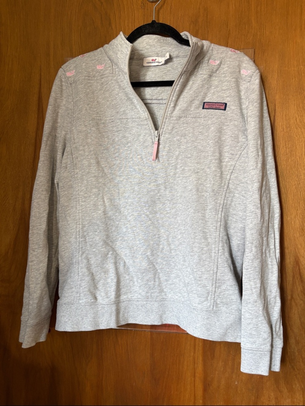 Vineyard Vines Women’s Half Zip Gray Sweatshirt